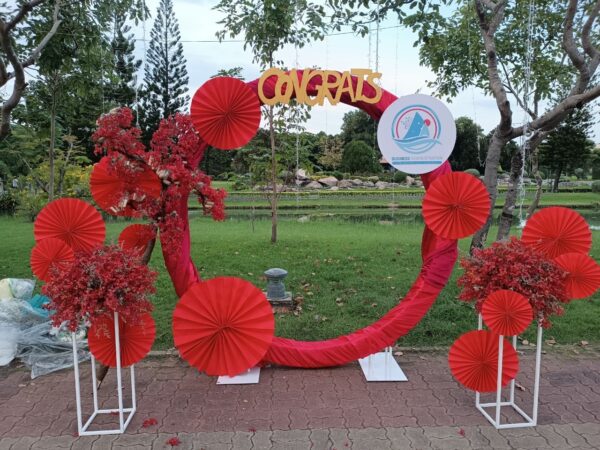 Backdrop ดอกไม้ถ่ายรูป